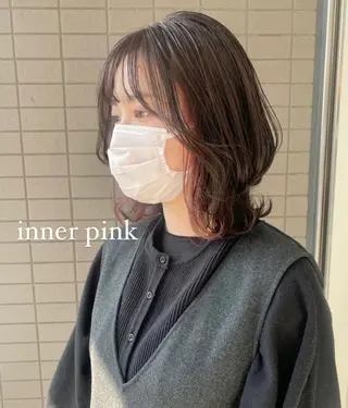 ミディアム 似合わせ大得意美容師 .Haruka.のヘアスタイル