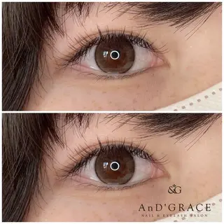 マツエク・マツパ AnD'GREACE 植田店のマツエク・マツパデザイン