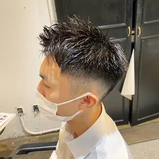 ショート バレイヤージュ職人 🔥代表YU-SHIのヘアスタイル