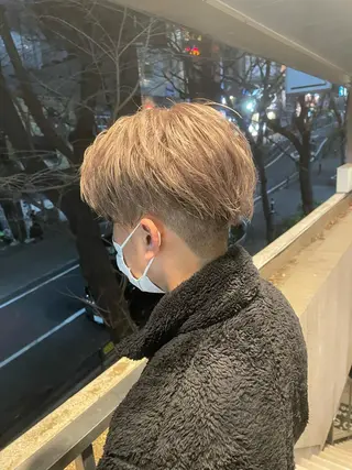 カラー メンズ Le'a所属・渋谷/フェード/ 國分 翔のヘアスタイル