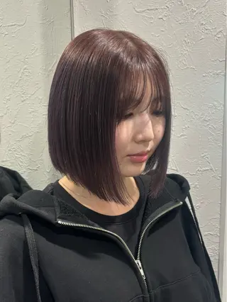 ショート カラー 韓国ヘア🇰🇷 HINAのヘアスタイル