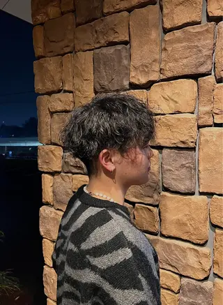 パーマ メンズ 美容室 Luccica HAWAII所属・ミディアム/ボブ/ Shukaのヘアスタイル