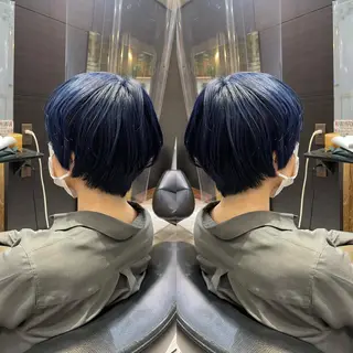 ショート カラー 正分 真美のヘアスタイル