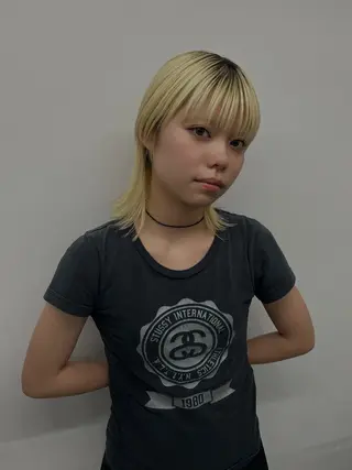 ミディアム yuan tanakaのヘアスタイル