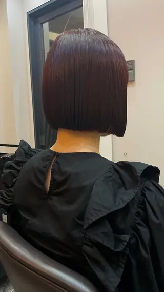 ショート カラー ボブ/髪質改善/ soiナカジママドリのヘアスタイル