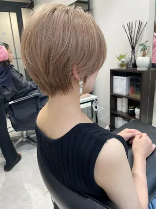 ショート カラー 髪質改善will hairdesignのヘアスタイル