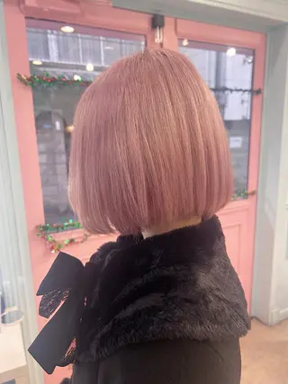 ショート カラー ヘアアレンジ 💕ブリーチ/ヘアメ 🎀YUUKAのヘアスタイル