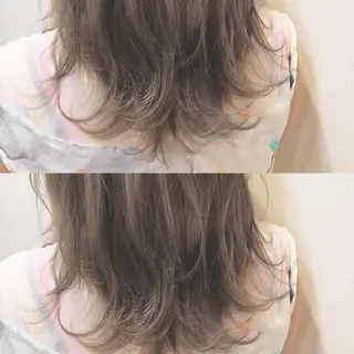 ミディアム ＨＩ ROのヘアスタイル