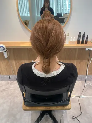 ヘアアレンジ knock所属・knock　國友 華乃のヘアスタイル