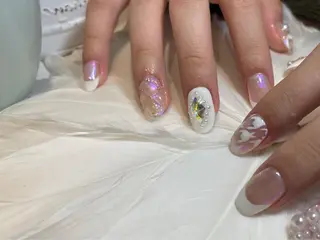 セミロング m kaori𓃟のネイルデザイン