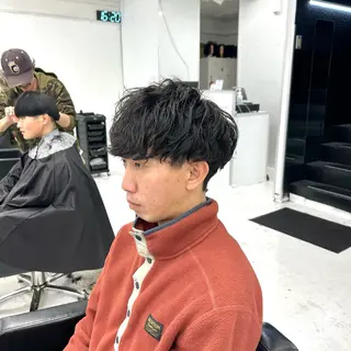 ショート パーマ メンズ 【メンズパーマ特化】 🍏網中勇喜のヘアスタイル