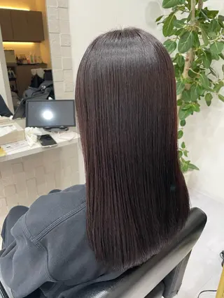 セミロング カラー 🎀豊橋/豊川🎀 ハイトーンうらら🎀のヘアスタイル