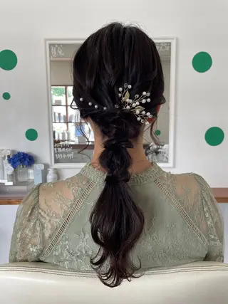 ヘアアレンジ 塔崎 りこのヘアスタイル