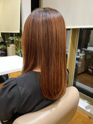 セミロング パーマ 門崎未依/レイヤー/ メンズカット🪿🌼のヘアスタイル