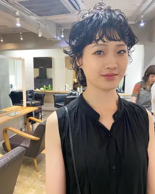 ショート パーマ 下北沢 soiのヘアスタイル