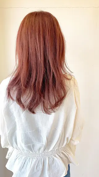 セミロング カラー 木村 友香のヘアスタイル