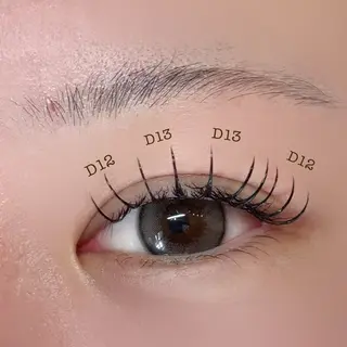 マツエク・マツパ lino eyelash&eyebrow淡路店所属・【lino】 Reina🎀のマツエク・マツパデザイン