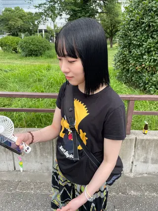 ミディアム fubuki🪷 似合わせカットカラーのヘアスタイル