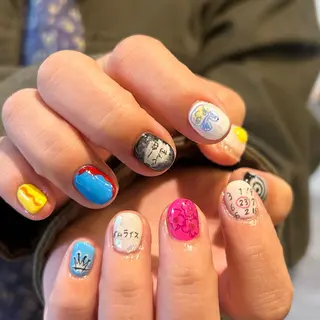 ネイル 個性派ネイル シノのネイルデザイン