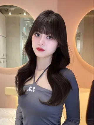 ロング 【韓国/レイヤー/ カラー】新井 望乃果のヘアスタイル