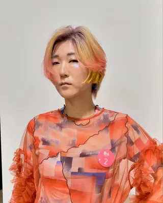 カラー 池本 勇大のヘアスタイル