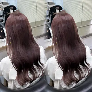 ロング カラー 吉成 葉南のヘアスタイル