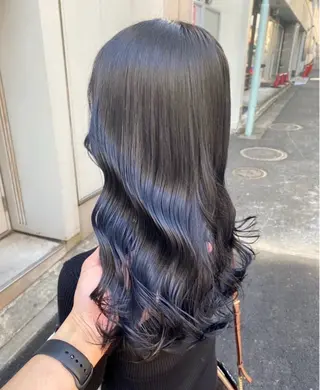 ロング miku/ラベンダー 透明感カラー🪻❤︎のヘアスタイル