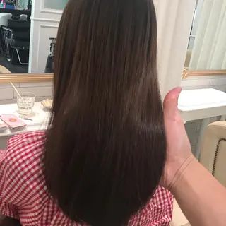 セミロング 韓国ヘア×髪質改善 ⭐️谷遼平⭐️のヘアスタイル