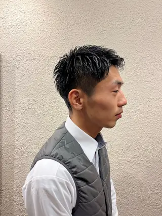 ショート メンズ present  hair works所属・押田 野乃花のヘアスタイル