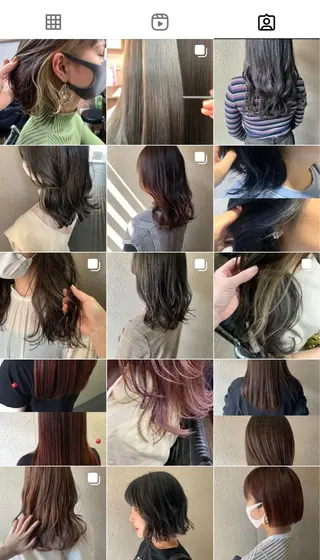 セミロング カラー chouette/ 根本優希のヘアスタイル