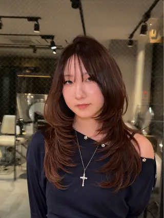 ロング 吉村 駿佑のヘアスタイル