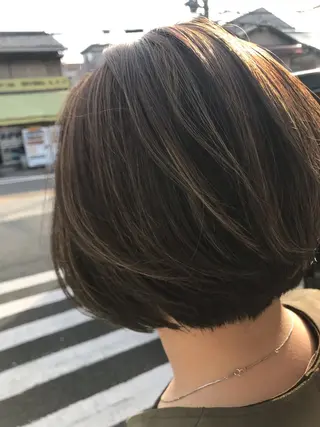 ショート カラー 岡田詩織 MODE Ks松原店のヘアスタイル