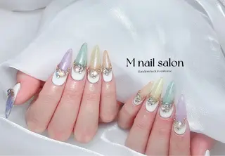 ネイル M🌷nail 長さだし専門店のネイルデザイン