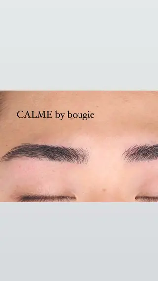 メンズ アイブロウ CALME by bougie ENAのヘアスタイル