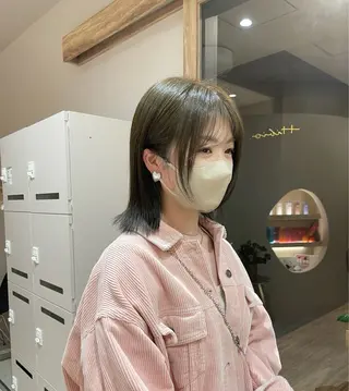 カラー layer・bob カット/  YURIのヘアスタイル