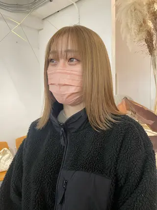 ミディアム カラー Terve.竹内 視咲のヘアスタイル