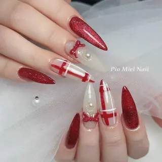 ネイル HANA 長さだしのネイルデザイン