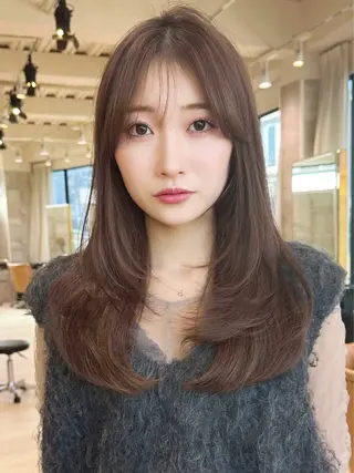 ロング 🍯レイヤー＆ボブ 🍯あらいみゆのヘアスタイル