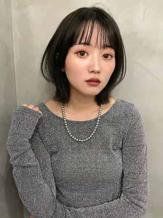ミディアム くどうももか 浦和　ショート　ボブのヘアスタイル