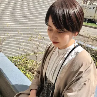 ショート ママ美容師 ＊ヒマワリのヘアスタイル