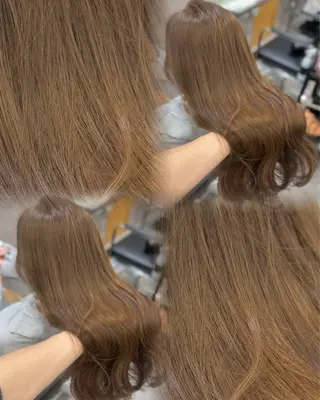 ロング カラー 宮本 優のヘアスタイル