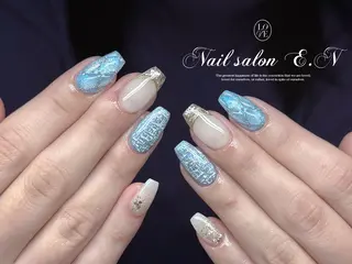 ネイル E.N🦋 長さ出し/持ち込みのネイルデザイン
