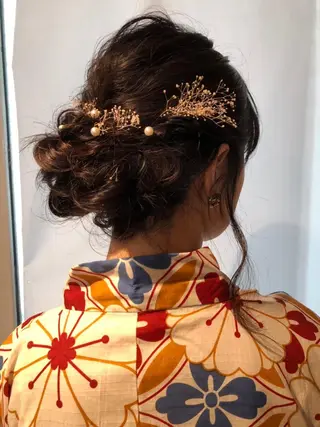 ヘアアレンジ 代表　土屋ヒロユキ ショートカットのヘアスタイル