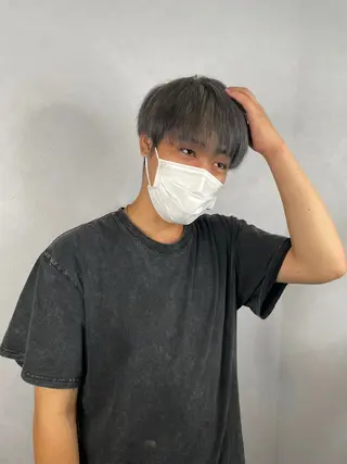 ショート カラー メンズ 🎀豊橋 ハイトーンうらら🎀のヘアスタイル