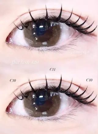 マツエク・マツパ ponopipi Rinのマツエク・マツパデザイン