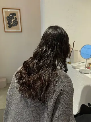 ロング パーマ n a n a / 京都美容室のヘアスタイル