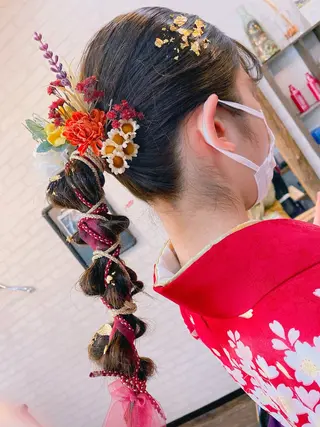 ロング PRAMEERA所属・higashi chiriのヘアスタイル