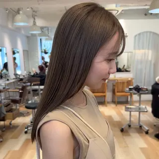 ロング カラー 艶カラー×似合わせ カットshihomiのヘアスタイル