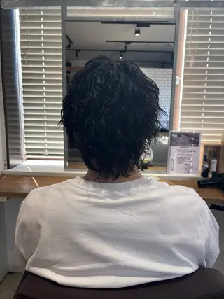 ミディアム 菊地 優斗のヘアスタイル