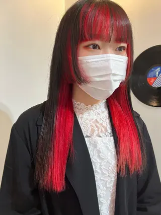 ロング カラー ヘアアレンジ 🧨ブリーチー×ボブ レイヤー💎じゅえるのヘアスタイル